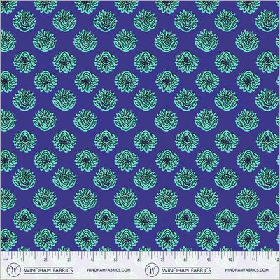 Winding Road Lotus Blue Cotton 44"/45" Fabric Per Yard - Choice Fabrics55015-12