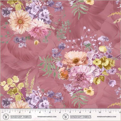 Aviva Ceremony Sangria Cotton 44"/45" Fabric Per Yard - Choice Fabrics55101-3