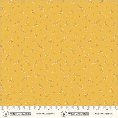 Aviva Sprig Buttercup Cotton 44"/45" Fabric Per Yard - Choice Fabrics55106-10