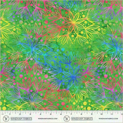 Full Bloom Emerald Cotton 108" Wideback Fabric per yard - Choice Fabrics55110DW-1DES