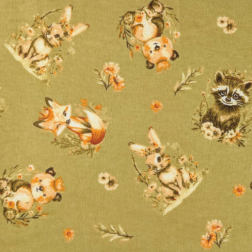 Camelot Flannels - 55250201B - 04 - Sagebrush Babies Toss - Choice Fabrics55250201B-04