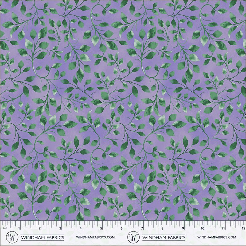 Violeta Climbing Vine Periwinkle 44"/45" Cotton Fabric Per Yard - Choice Fabrics55335-1