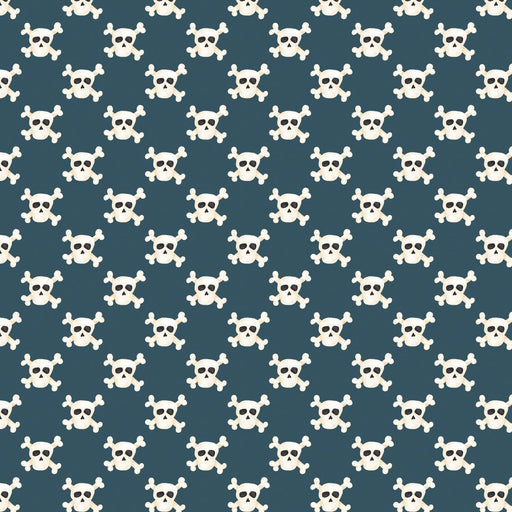 Camelot Flannels - 56240103B - 01 - Skulls - Choice Fabrics56240103B-01