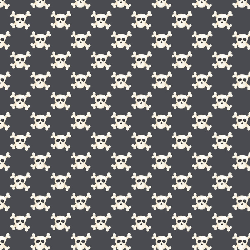 Camelot Flannels - 56240103B - 02 - Skulls - Choice Fabrics56240103B-02
