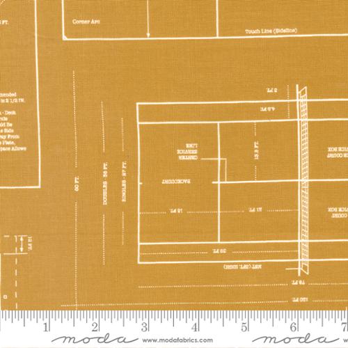 All Star Field Prep Gold 44"/45" Fabric Per Yard - Choice Fabrics20850-16