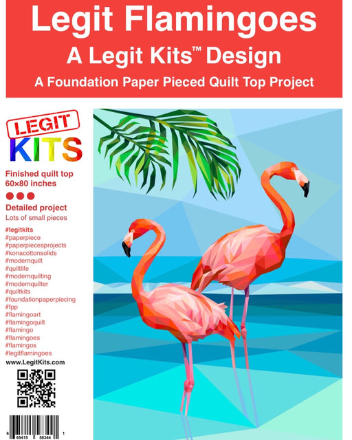 Flamingoes Quilt Kit - Choice FabricsQK026
