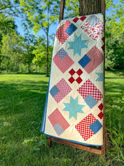 Farmhouse Flags Quilt Pattern - Paper Print Version - Choice Fabrics717337031064