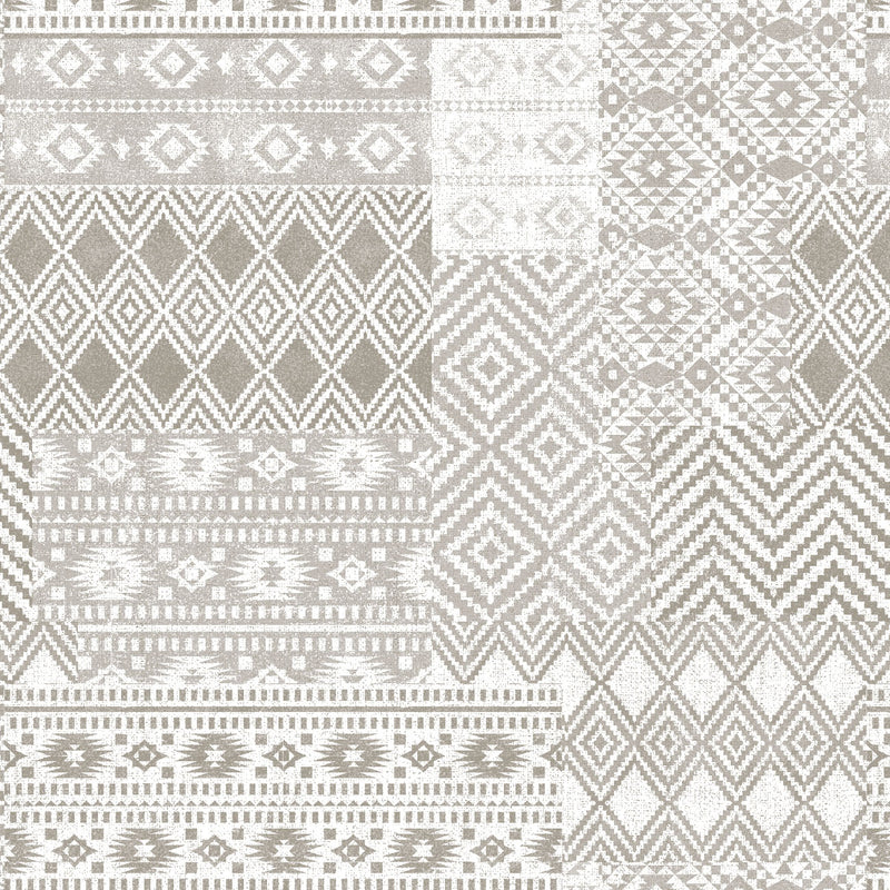 Camelot Flannels - 66230303B - 01 - Textured Geo Patchwork - Choice Fabrics66230303B-01