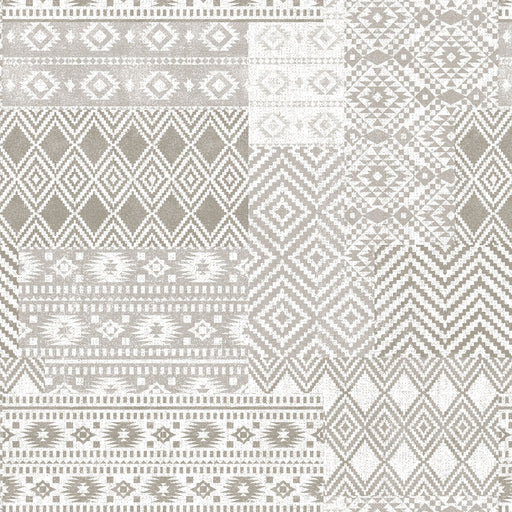 Camelot Flannels - 66230303B - 01 - Textured Geo Patchwork - Choice Fabrics66230303B-01