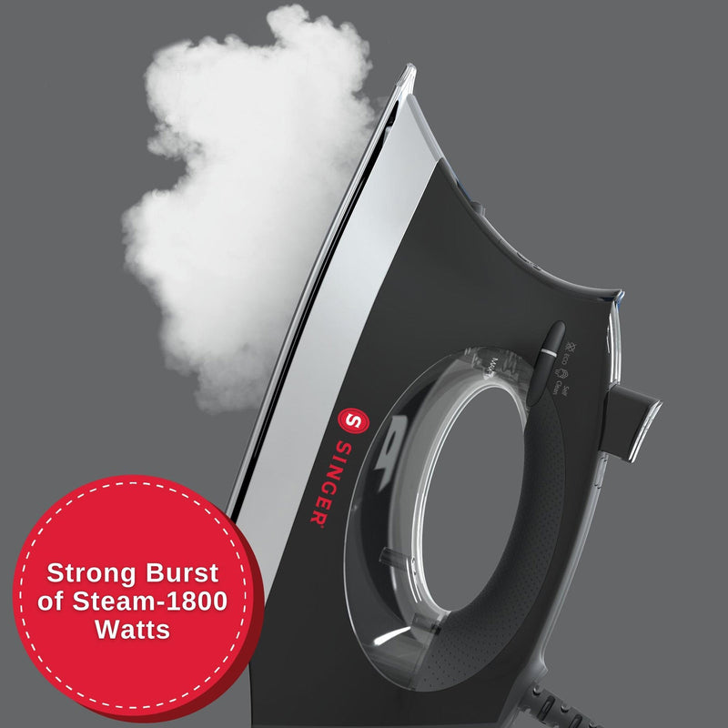 SINGER® SteamCraft Plus 2.0 Iron Black - Choice Fabrics220448112.01