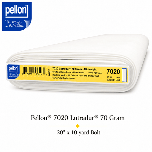 Pellon® 7020 Lutradur® 70 Gram Sew-In – 20" x 10 Yard Bolt – White - Choice FabricsDS7020-2010BOLT