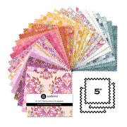 Sunset Cottage - 5 X 5 Charm Squares - 42 Cuts - Choice Fabrics5SUNS42