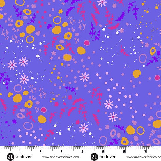 Sun Print 2026 Equanimity Tanzanite Cotton 44"/45" Fabric Per Yard - Choice FabricsA-10048-B