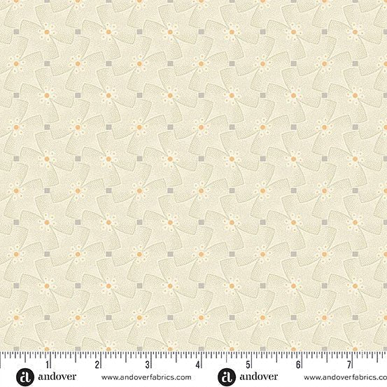 Whirly Gig Cream Nightfall 44"/45" Cotton Fabric Per Yard - Choice FabricsA-10209-L