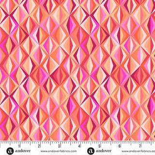 Perfect Day Prism Orange Cotton 44"/45" Fabric Per Yard - Choice FabricsA-10220-O