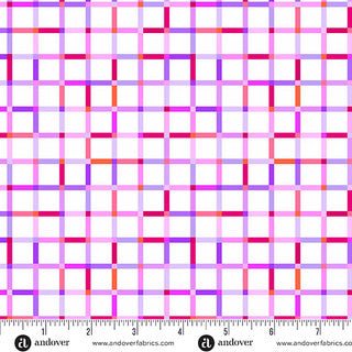 Perfect Day Piknik Palid Purple Cotton 44"/45" Fabric Per Yard - Choice FabricsA-10222-L