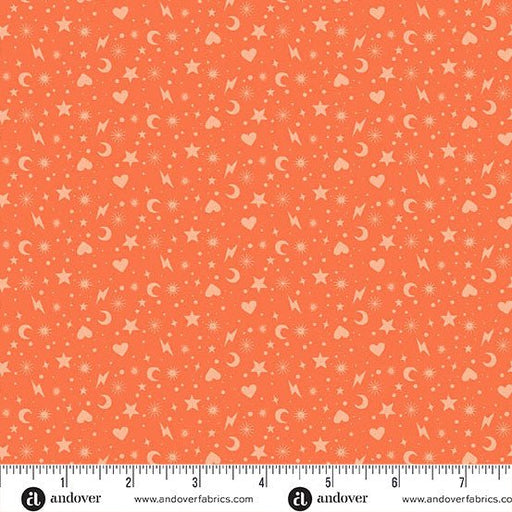 Perfect Day Charm Toss Orange Cotton 44"/45" Fabric Per Yard - Choice FabricsA-10223-O