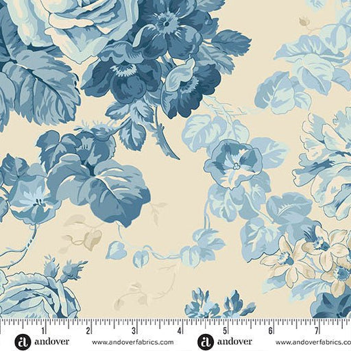 Special Delivery Rose Bouquet Porcelain 44"/45" Cotton Fabric Per Yard - Choice FabricsA-10467-L