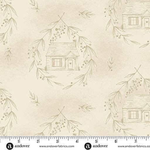 Special Delivery Cozy Cottage Wheat 44"/45" Cotton Fabric Per Yard - Choice FabricsA-10469-L