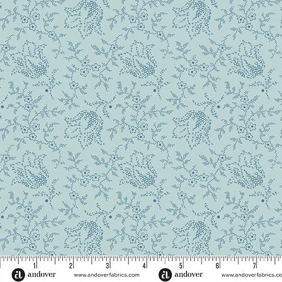 Special Delivery Garden Tulip Sky 44"/45" Cotton Fabric Per Yard - Choice FabricsA-10472-B