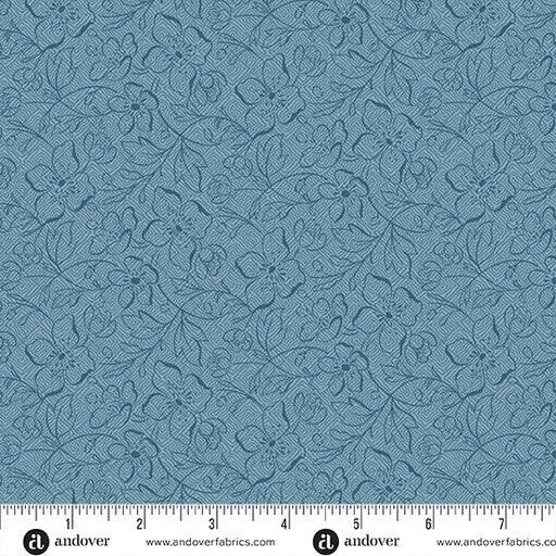 Special Delivery Garden Path Slate 44"/45" Cotton Fabric Per Yard - Choice FabricsA-10473-B