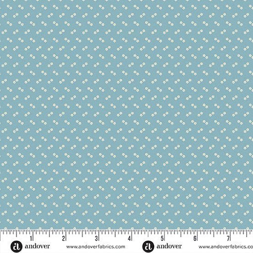 Special Delivery Double Daisy Blueberry 44"/45" Cotton Fabric Per Yard - Choice FabricsA-10478-B
