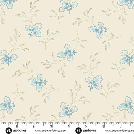Special Delivery Floating Leaves Tranquil 44"/45" Cotton Fabric Per Yard - Choice FabricsA-10480-L