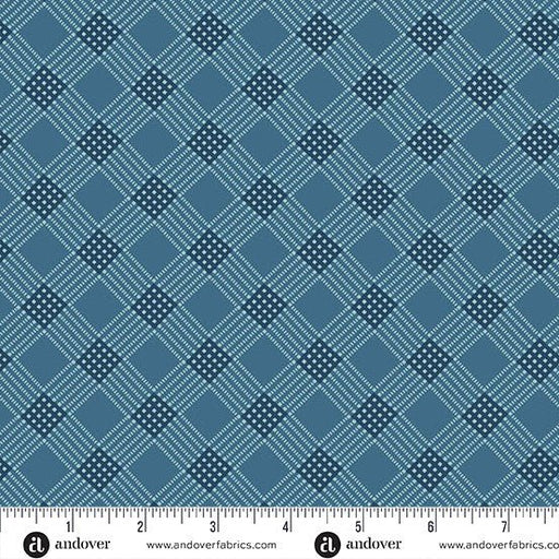 Special Delivery Tea Towel Deep Denim 44"/45" Cotton Fabric Per Yard - Choice FabricsA-10485-B