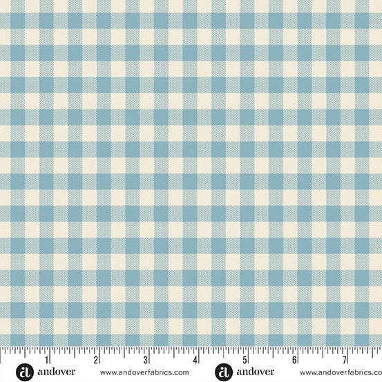 Special Delivery Gingham Chambray 44"/45" Cotton Fabric Per Yard - Choice FabricsA-1673-B