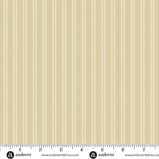 Laundry Basket Quilts Ticking Stripe Cream 108" Cotton Wideback Fabric per yard - Choice FabricsAW-10152-L