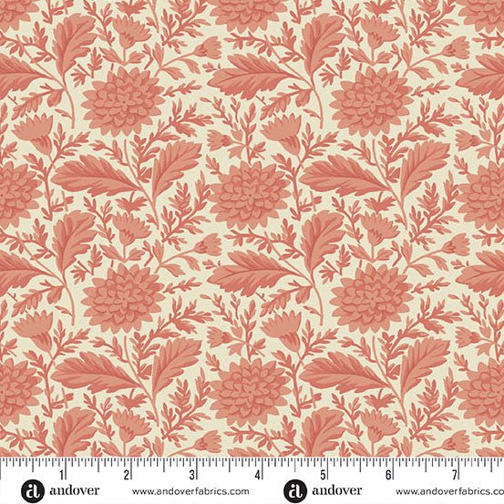 Autumn Bouquet Marigold Cream 108" Cotton Wideback Fabric per yard - Choice FabricsAW-10193-O