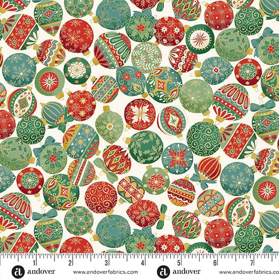 Adorn Ornament Cream 44"/45" Cotton Fabric Per Yard - Choice FabricsMU-217-Q