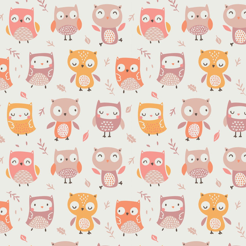 Camelot Flannels - 79240101B - 01 - Owl Friends - Choice Fabrics79240101B-01