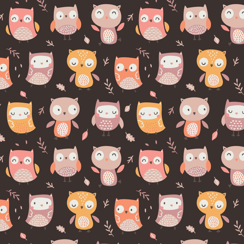 Camelot Flannels - 79240101B - 02 - Owl Friends - Choice Fabrics79240101B-02