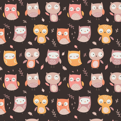 Camelot Flannels - 79240101B - 02 - Owl Friends - Choice Fabrics79240101B-02