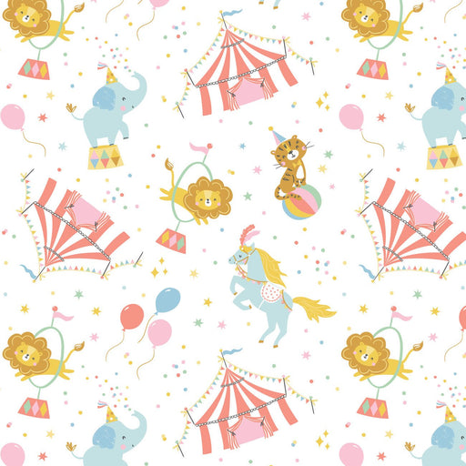 Camelot Flannels - 79240102B - 01 - Circus Life - Choice Fabrics79240102B-01