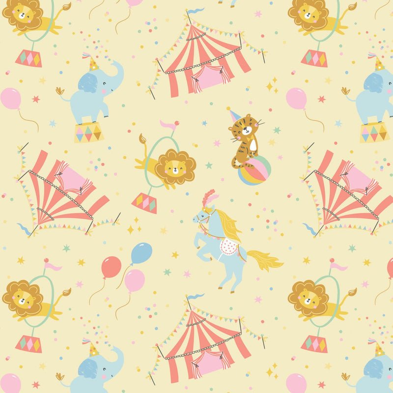 Camelot Flannels - 79240102B - 03 - Circus Life - Choice Fabrics79240102B-03