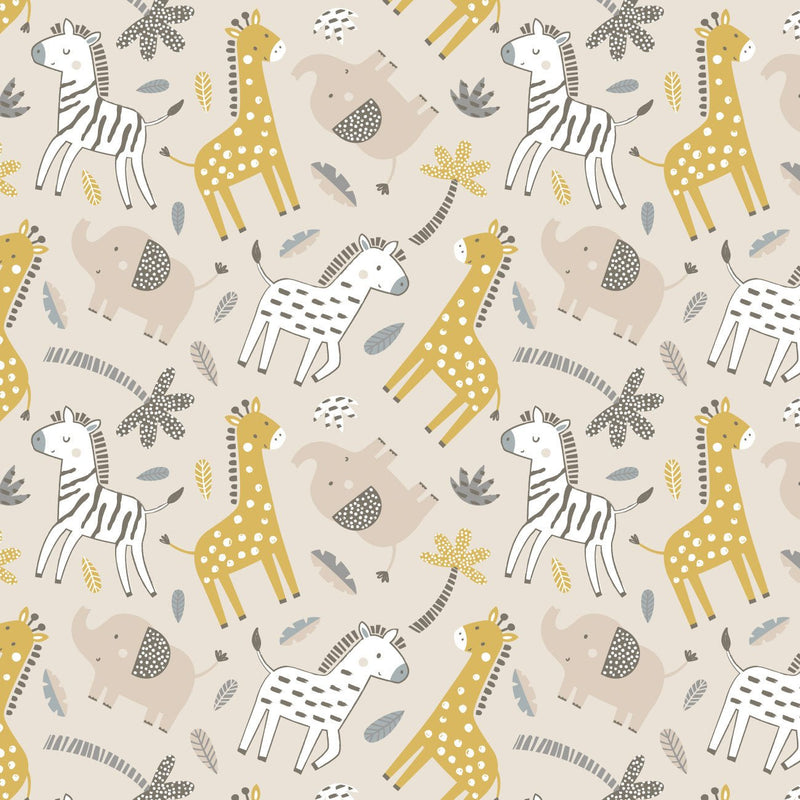 Camelot Flannels - 79240103B - 01 - Bungle in the Jungle - Choice Fabrics79240103B-01
