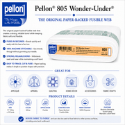 Pellon® 805 Wonder-Under® Fusible Web – 17" x 10 Yard Bolt – White - Choice FabricsDS805-1710BOLT