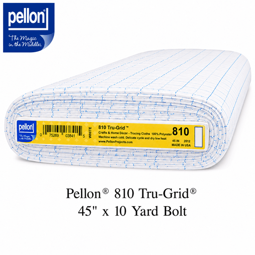 Pellon® 810 Tru-Grid® 45" x 10 yard Bolt (White) - Choice FabricsDS810-B10