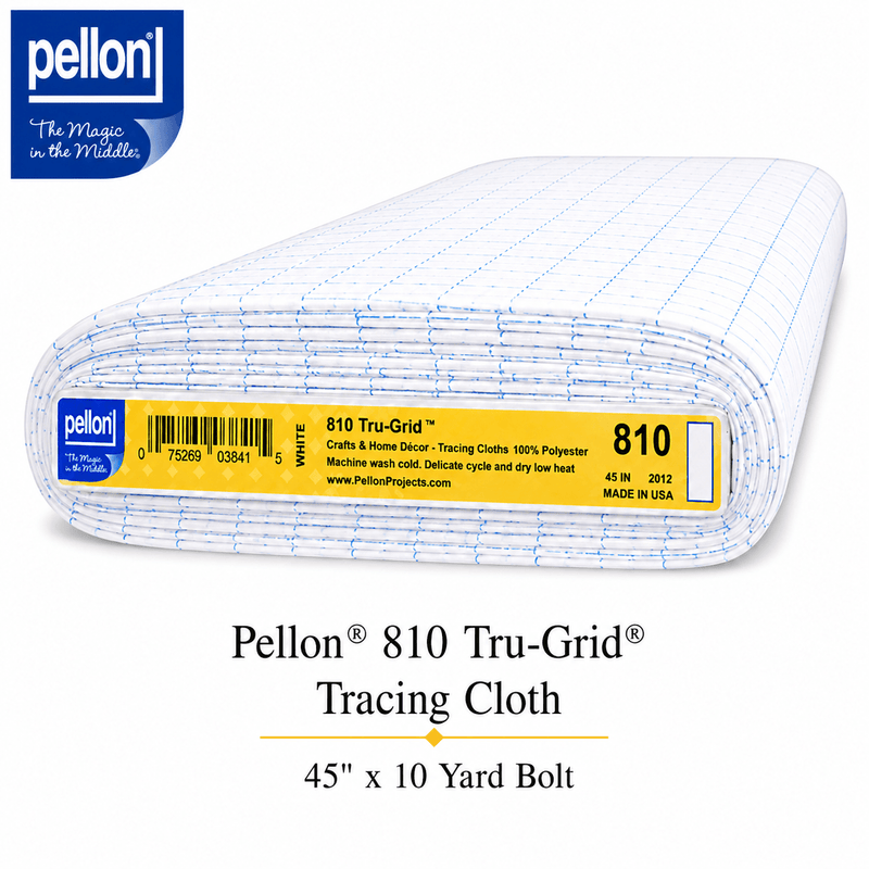 Pellon® 810 Tru-Grid® – 45" x 10 Yard Bolt – White - Choice FabricsDS810-B10