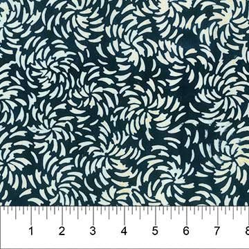 CLASSICS MIDNIGHT (Starburst Swirl - White on Black) 45" wide fabric per yard - Choice FabricsFFDS-81201-49 12