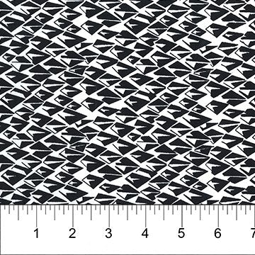 CLASSICS OPAL (Diamond Black on White) 45" wide fabric per yard - Choice FabricsFFDS-Banyan 81204-990