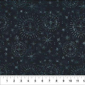 4th and Main Favorites - Compass Star Black 45" wide fabric per yard