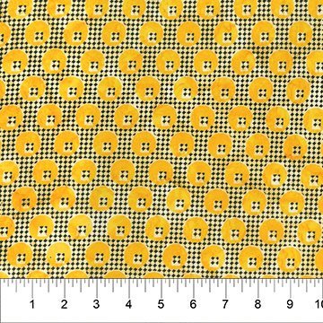 DOT PLAID - Sunshine Yellow 45" wide fabric per yard - Choice FabricsFFDS-83098-54
