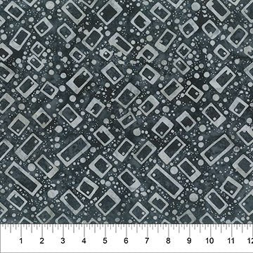 Quilting Is My Voice - Angled Mod Graphic - Ebony 45" wide fabric per yard - Choice FabricsFFDS-83145-97