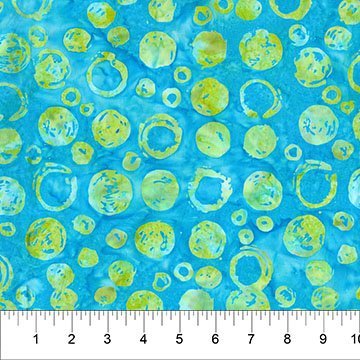 Celebration Circles - Caribbean 45" wide fabric per yard - Choice FabricsFFDS-83521-61 15