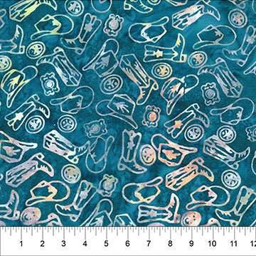 Saddle Up Accessories Blue Bayou Cotton 43"/44" Fabric Per Yard - Choice Fabrics83720-42
