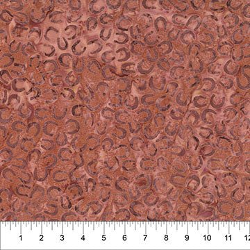Saddle Up Horseshoes Pumpkin Cotton 43"/44" Fabric Per Yard - Choice Fabrics83721-58