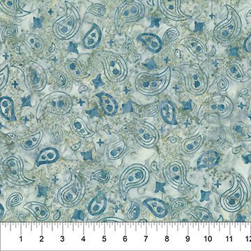 Saddle Up Bandana Slate Cotton 43"/44" Fabric Per Yard - Choice Fabrics83722-90
